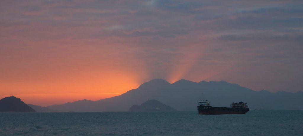 Sunset over Lantau
