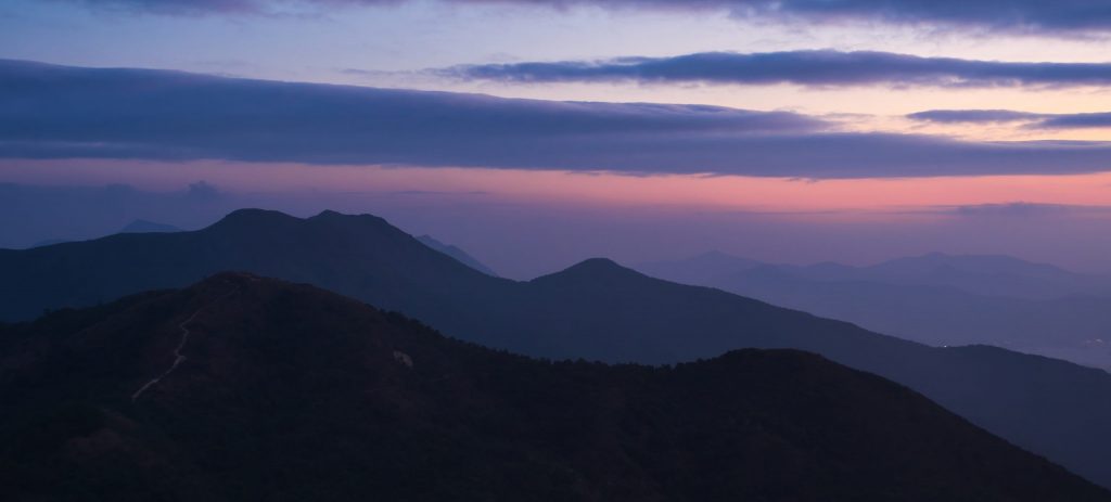 Sunrise from Kowloon Peak